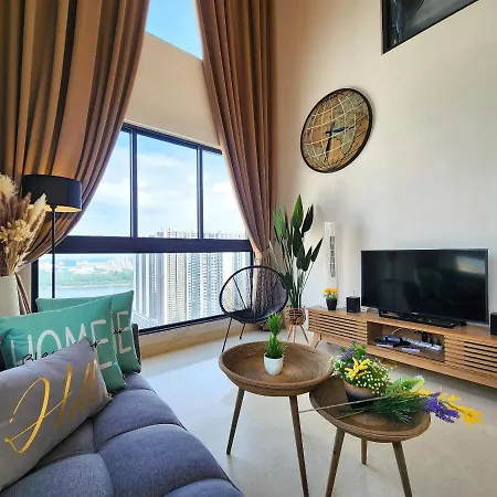 Loft Suite Seaview 2Br Jb Ciq 8Pax Johor Bahru Exterior photo